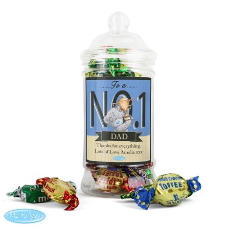 Personalised Me to You Bear No.1 250g Toffee Jar £8.99